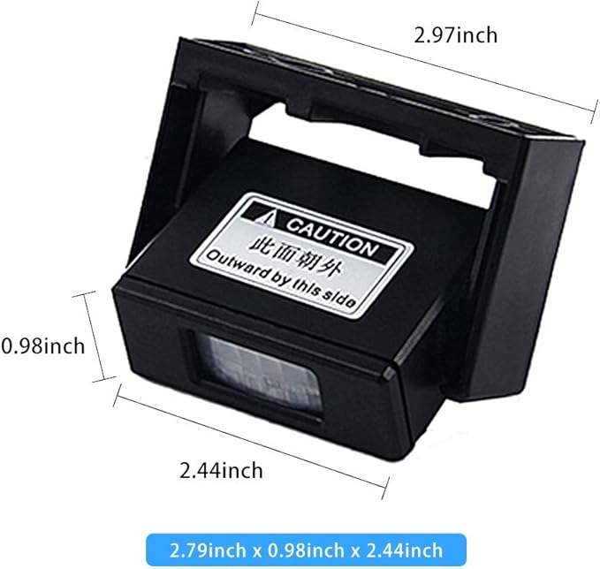 Olideauto Black Automatic Touch Free Door Opener DSW120,Automatic Exterior Door Kit Sensor Open with 2PCS Touchless Motion Sensor