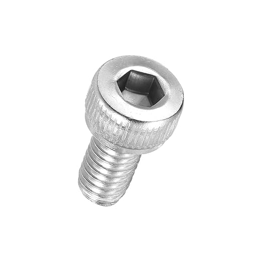 Kozelo 50pcs Socket Head Cap Screws - [M4-0.7 x 8mm] 304 Stainless Steel Allen Socket Drive for Electrical Motor 3D Printing Fan Engine Replacement Use, Silver