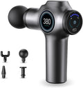 TISSCARE Percussion Massage Gun – 6 Speeds, 4 Attachments for Full Body Pain Relief, Muscle Recovery & Relaxation – Ideal for Back, Neck, Shoulders, Legs & Feet