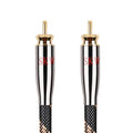 SKW Digital Coaxial Cable RCA to RCA Multiple Shield with Ultra-high Purity Copper Subwoofer Cable for HiFi Systems 3.2ft/1M