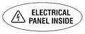 Signs ByLITA Oval Electrical Panel Inside Sign (White) - Medium