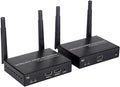 EXVIST Wireless HDMI Extender Transmitter and Receiver W/HDMI Loop-Out, Up to 656 Feet, IR Support, Suitable for Transmitting Video from Laptop, PC, YouTube, Xbox One, PS4 to HDTV or Projector