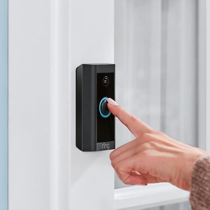 Hidden River Lab 0.5” Spacer for Ring Video Doorbell Wired (Model 5AT3T5) - Premium Ring doorbell Mount - Black