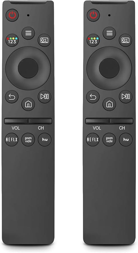 (Pack of 2) Replacement Remote Control for Samsung TV, Compatible for All Samsung TV LED QLED UHD SUHD HDR LCD Frame Curved Solar HDTV 4K 8K 3D Smart TVs