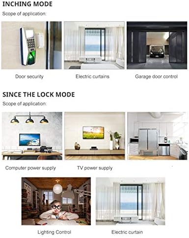 MHCOZY WiFi Wireless Smart Switch Relay Module for Smart Home 5V 5V/12V，Ba Applied to Access Control, Turn on PC, Garage Door (5v)