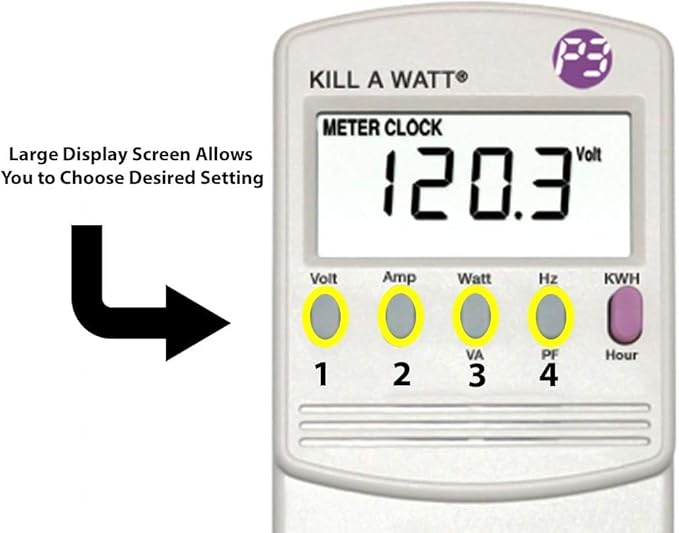 4-Pack P3 P4400 Kill A Watt Electricity Usage Monitor (4-Pack)