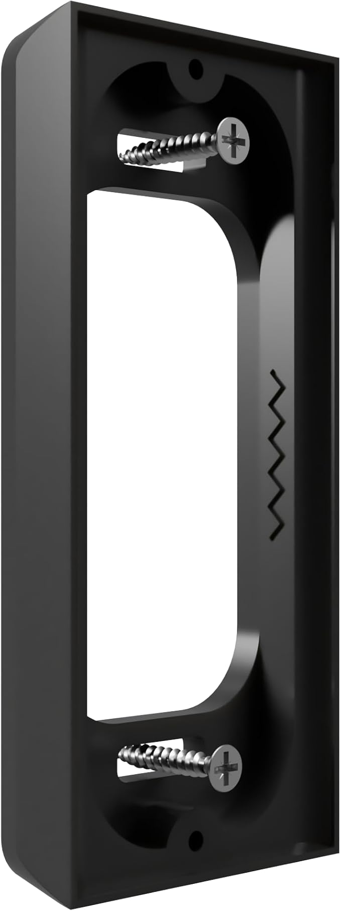 Hidden River Lab 0.5” Spacer for Ring Video Doorbell Wired (Model 5AT3T5) - Premium Ring doorbell Mount - Black