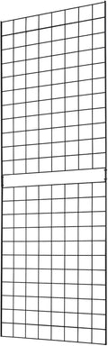 7RiversART Gridwall Panel, 2'x6', Heavy Duty, Black, Commercial Grade, Wall Display, 1 Pack, Metal, Powder Coated, Freestanding, Retail, Trade Shows, Organize Garages, Closets, Grid Panel