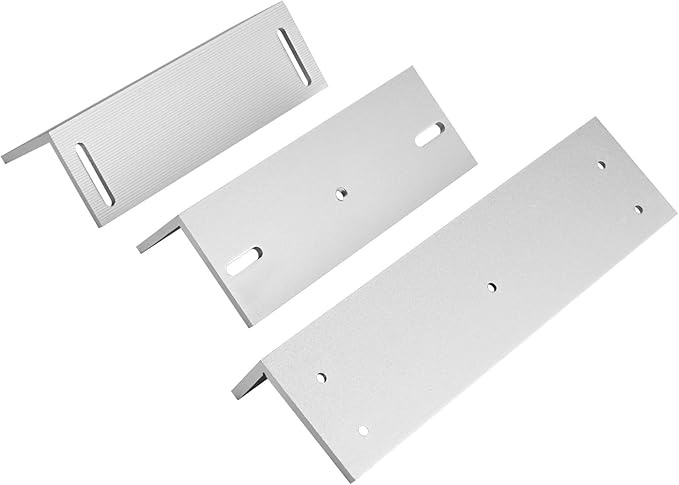 Z and L Bracket for 500KG 1200LBS Holding Force Electric Magnetic Lock Single Door Access Control Magnetic Door Locks