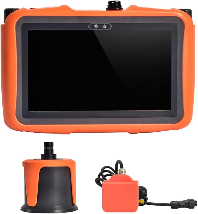 PQWT L3000 Acoustic Water Leak Detector for Home and Outside Ground Wall Water Pipeline Leakage Detection Kit Multi Sensor Professional Noise Reduction Headphone Smart Touchscreen Aluminum Carry Case