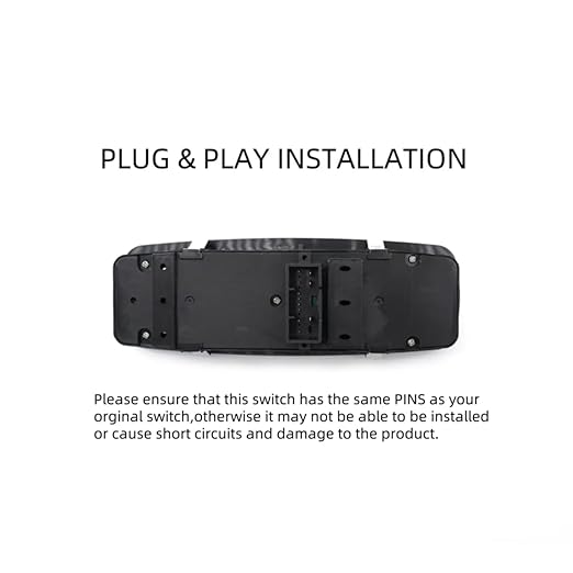 Master Power Window Control Switch Driver Side-Compatible with 2011-2019 Dodge Charger, 2016-2022 Ram 1500 2500 3500, 2015-2017 Chrysler 200, 2011-2020 Chrysler 300