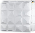 Art3d Decorative 3D Wall Panel, 32 Sq.FT PVC Interior Wall Decor for Living Room, Bedroom, Lobby, Office, Shopping Mall, White