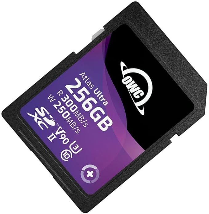 OWC Atlas Ultra 256GB SDXC UHS-II V90 Media Card