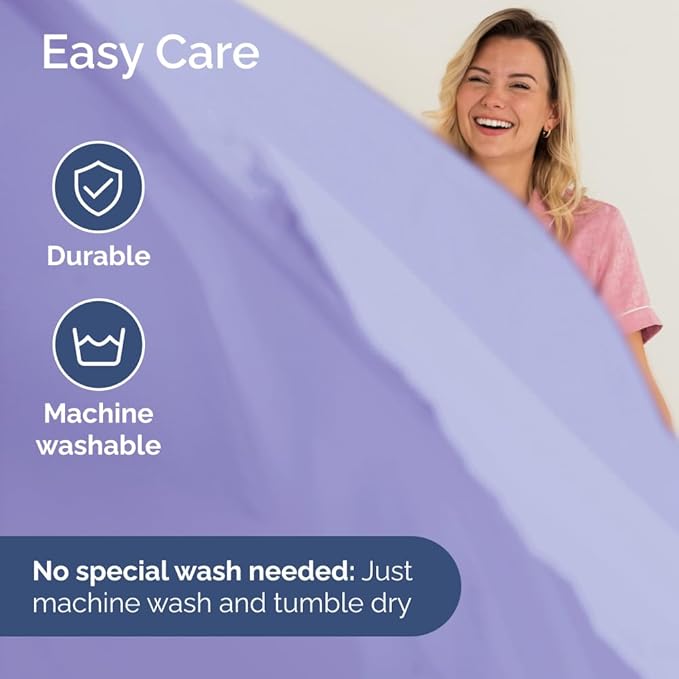 Full XL Bed Sheet Set - 4 Piece Extra Long Extended Full XL Sheets - Soft, Breathable & Cooling - Fits 8" to 16" Mattress w/ Deep Pockets - 54" x 80" - Easy-Fit, Wrinkle & Fade Resistant - Lavender