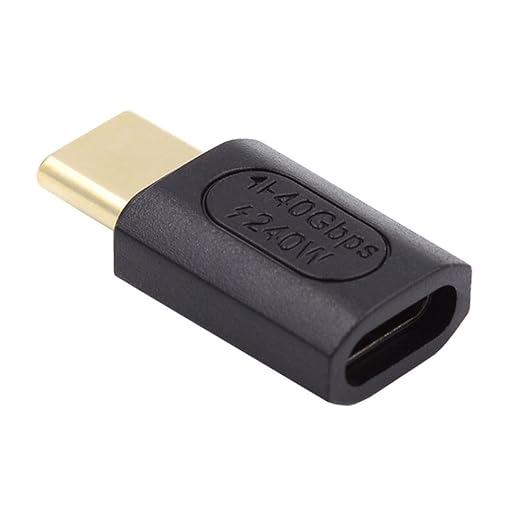 chenyang USB C Connector USB4 Type C 240W Power 40Gbps Data 8K Video Extension Connector Adapter for NS Phone Laptop
