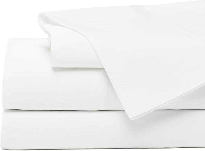 Cozy Earth Luxury Bed Sheet Set - 100% Viscose from Bamboo Fabric, Ultra-Soft & Breathable, Fits Regular & Deep Pocket Mattresses up to 20" - 5 Pieces Split King Sheet Set White