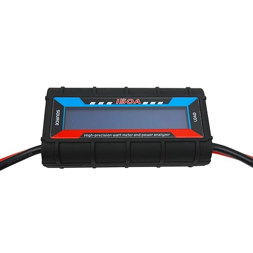 Proshopping 2Pcs 150A RC Watt Meter, DC 0-60V High Precision Power Analyzer, Volt Amp Watt Checker with Digital LCD Screen for Voltage/Current/Power/Charge/Energy Measurement