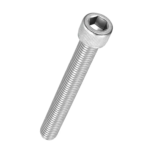 Kozelo 2pcs Socket Head Cap Screws - [M12-1.75 x 95mm] 304 Stainless Steel Allen Socket Drive for Electrical Motor 3D Printing Fan Engine Replacement Use, Silver