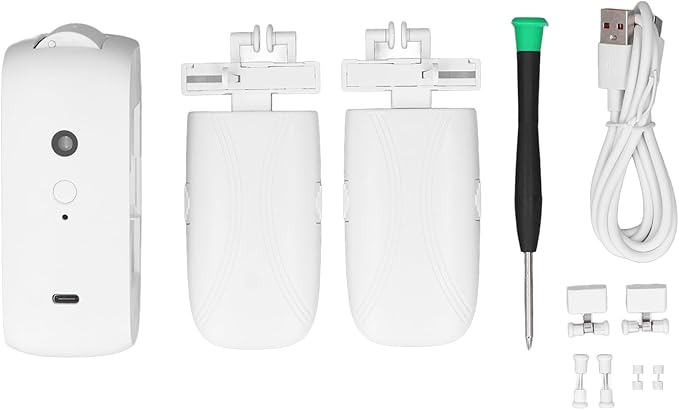 Automatic Curtain Opener, Smart Curtain Opener and Closer with Remote Control, High Performance Motor, Quiet operating Automatic Curtain Controller for U Shaped I Shaped Rail