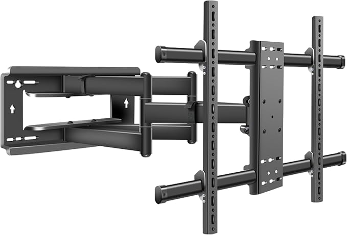 HILLPORT 86 98 TV Wall Mount 55-100 inch Full Motion Bracket Large Screen Led Heavy Duty Swivel Tilt Sliding Adjustable Articulating, max vesa 800x600mm Load 165 lbs DY995