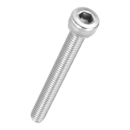 Kozelo 25pcs Socket Head Cap Screws - [M4-0.7 x 35mm] 304 Stainless Steel Allen Socket Drive for Electrical Motor 3D Printing Fan Engine Replacement Use, Silver