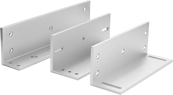 Z and L Bracket for 500KG 1200LBS Holding Force Electric Magnetic Lock Single Door Access Control Magnetic Door Locks