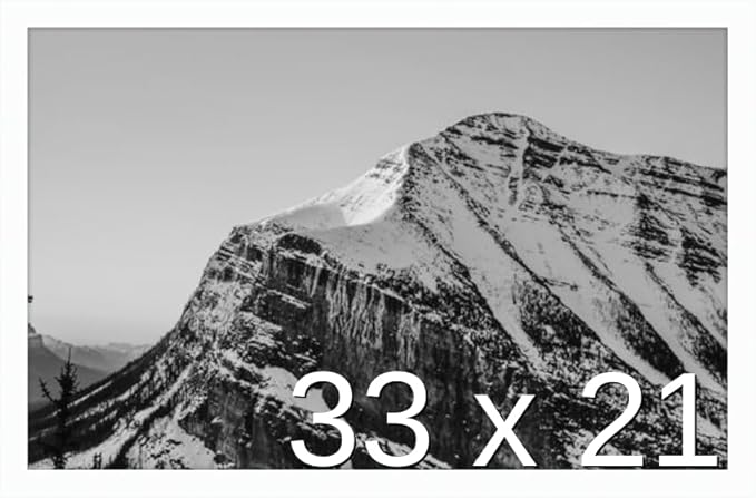 Frame It Easy 33 x 21 White Wood Frame (Derby)