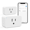 Zwave Dimmer Plug 800 Series 2 Pack, Dimmable Zwave Outlet Built-in Repeater Range Extender, Smart Dimmer Plug Need Z-Wave Hub Required, Compatible Smartthings, Alexa and More, FCC and ETL, 200W