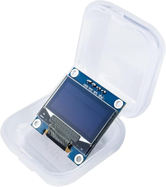 Hosyond 5 Pcs 0.96 Inch OLED I2C IIC Display Module 12864 128x64 Pixel SSD1306 Mini Self-Luminous OLED Screen Board Compatible with Arduino Raspberry Pi(Blue and Yellow)