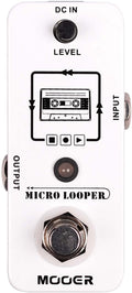 MOOER Micro Looper Guitar Loop Pedal Effect Pedal with 30 Minutes Recording Time, Unlimited Overdubs, Pure Sound for Electric Guitar