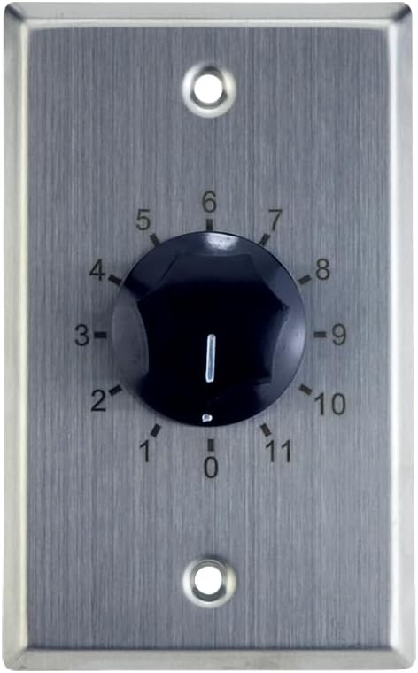Skywalker Saga Stainless Steel Volume Control Wall Plate (35W 25/70.7V)
