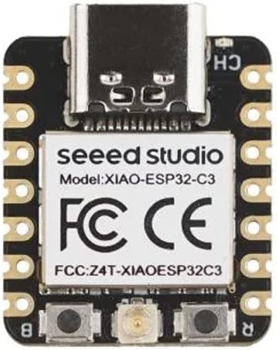 Seeed Studio XIAO ESP32C3 - Tiny MCU Board with Wi-Fi and BLE for IoT Controlling Scenarios. Microcontroller with Battery Charge, Power Efficient, and Rich Interface for Tiny Machine Learning. …