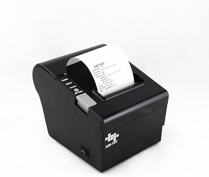 EOM-POS Heavy Duty Cash Register Drawer + Thermal Receipt Printer -for Windows Systems Only