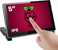Hosyond 5 Inch Touchscreen IPS MIPI DSI Display Compatible with Raspberry Pi 5/4/3, 800x480 Pixel Capacitive Screen Driver-Free Interface