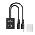 BTF-LIGHTING DC12v-24v MAX 3A Touchless Hand Wave Mini IR Sensor Switch Controller Work with Low Voltage FCOB COB Monochrome Lamp Suit for Cabinets, Doors (No Power or LED Strip)