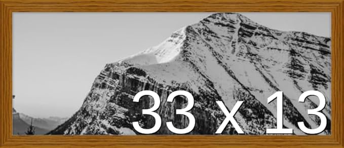 Frame It Easy 33 x 13 Hazel Wood Frame (Derby)