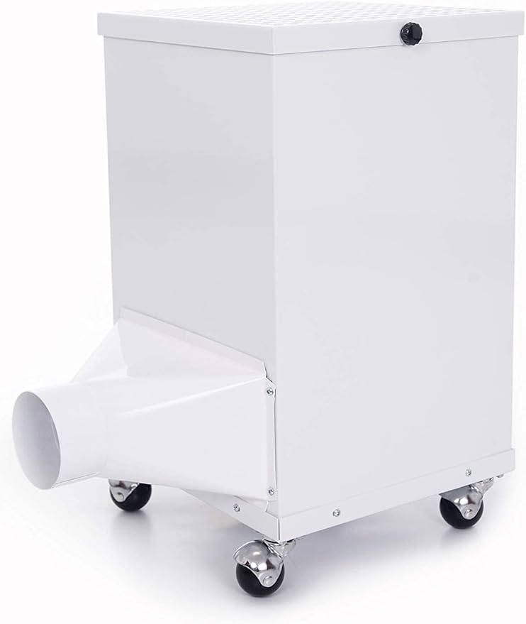 Extract-All Mobile ULPA Air Scrubber and Negative Air Filter Machine, for Industrial Commercial Medical Contamination, Isolation Rooms Usage Heavy Duty Fume Extractor and Source Capture Purifier