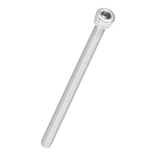 Kozelo 10pcs Socket Head Cap Screws - [M5-0.8 x 80mm] 304 Stainless Steel Allen Socket Drive for Electrical Motor 3D Printing Fan Engine Replacement Use, Silver