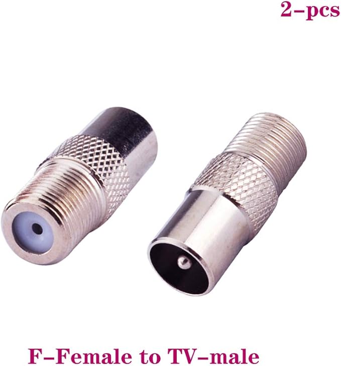 RedYutou F Type to TV Type Series （F Type Female/Male） to （TV Type Pal Male/Female） Coaxial Adapter Connectors (Pack of 8)
