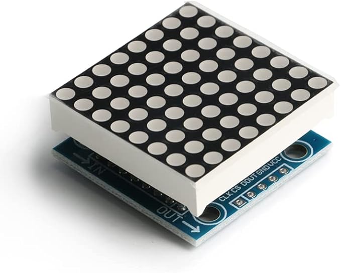 EC Buying MAX7219 Dot Matrix Display - 10pcs SCM Control Drive LED Display with Red Display
