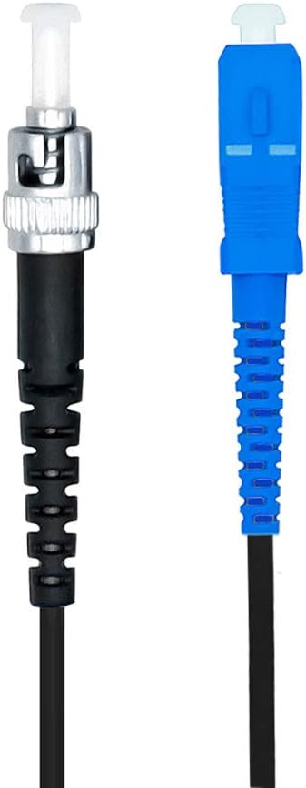 Jeirdus 75M SC to ST Outdoor Armored Simplex 9/125 SM Fiber Optic Cable Jumper Optical Patch Cord Singlemode 75Meters 160ft SC-ST