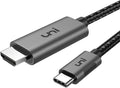 uni USB C to HDMI Cable 6ft-2 Pack 4K@60Hz, USB Type C to HDMI Cable [Thunderbolt 3 Compatible] for MacBook Pro/Air, iPad Pro, Surface Book 2, Galaxy S23, and More