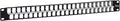 ICC 48 Port Blank Keystone 1U Patch Panel with 19” Metal Rackmount Housing for Slim Profile Keystone Jacks (Sold Separately), UL Listed, IC107BP481