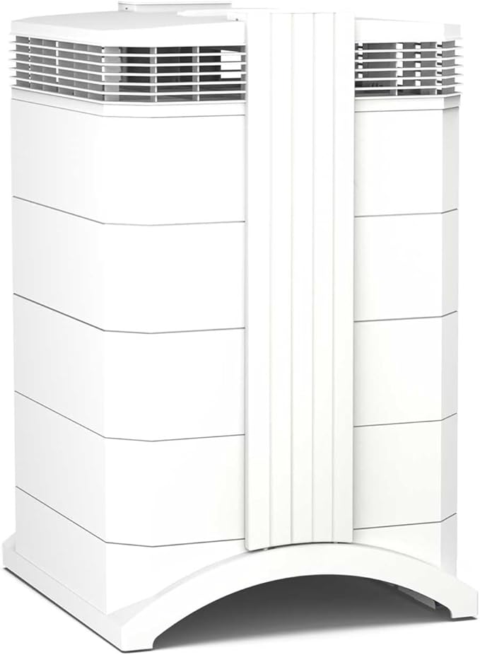 IQAir HealthPro Compact XE Air Purifier - Compact HyperHEPA Filtration for Rooms up to 1240 sq ft - Allergens, Smoke, Dust, Mold, Pet Dander, Swiss Made, WiFi Enabled