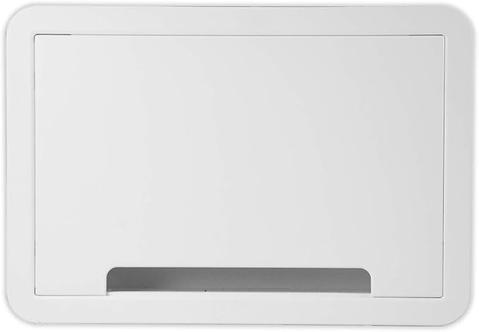Legrand - OnQ Cable Management, In-Wall Media Box, Dual Purpose Structured Wiring Enclosure with Mounting Bracket, Home Networking Panel, 9 inch, White, ENP0905NAV1