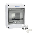 MOLLOM 5 Way Circuit Breaker MCB Distribution Protection Box with DIN Rail, IP65 Waterproof,for Indoor and Outdoor