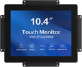 GreenTouch 10.4 inch 10 Points Front Waterproof Industrial Open Frame PCAP Touch Screen LCD Display Monitor 800x600 Black