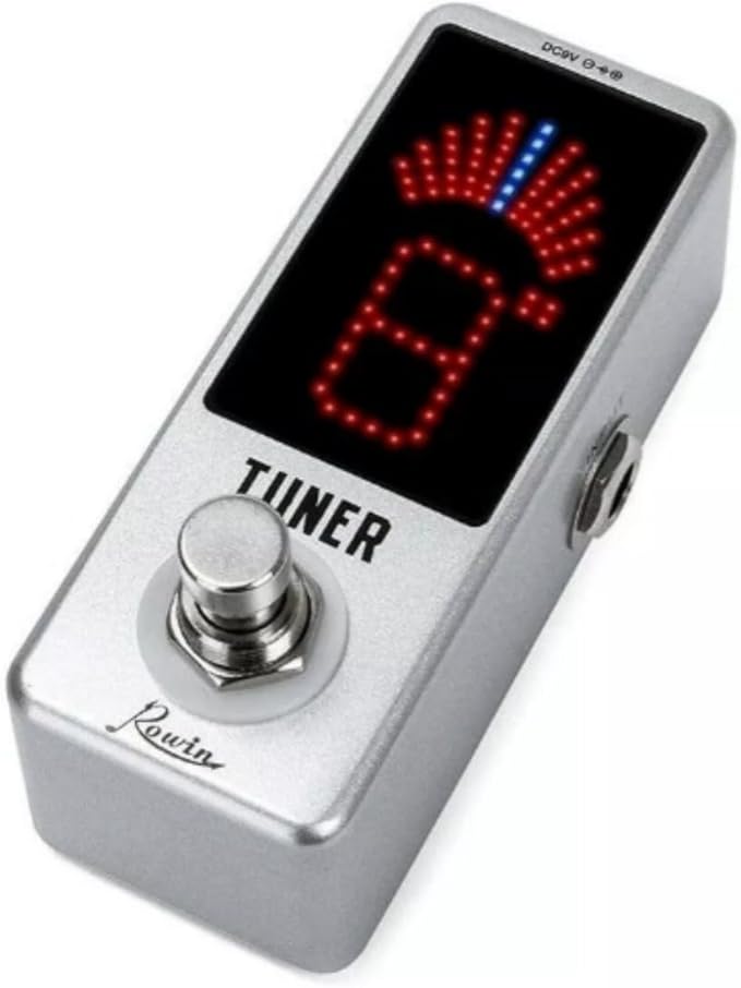 Rowin High Precision Guitar Chromatic Tuner Pedal Ture Bypass