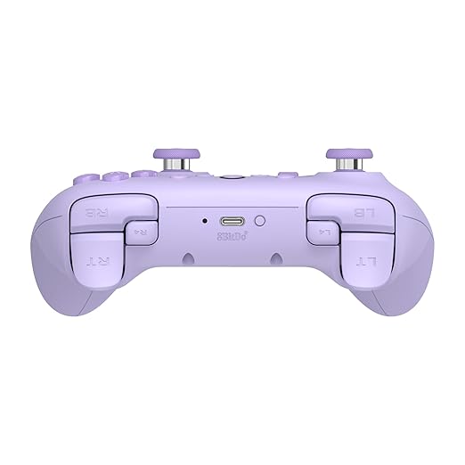 8Bitdo Ultimate 2C Hall Effect Joysticks and Hall Triggers Wireless Controller for Windows PC and Android, with Remappable L4/R4 Bumpers, Turbo function & Rumble vibration (Purple)