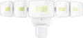 Onforu 120W 12000LM LED Security Lights Motion Sensor Outdoor, Dusk to Dawn Flood Lighting, 5 Heads 360° Wide Angle Illumination, 6500K IP65 Waterproof Hardwired Floodlight Motion Detection (White)